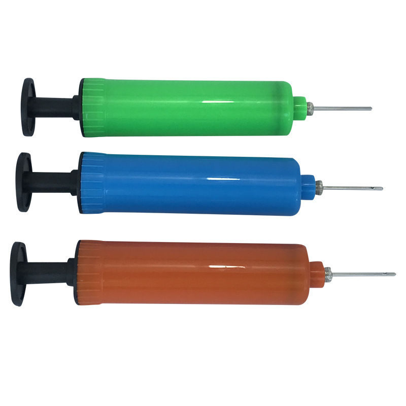 Manufacturers Supply Portable Manual Plastic Pump 6-Inch Hand Push Mini Inflator Ball Air Pump
