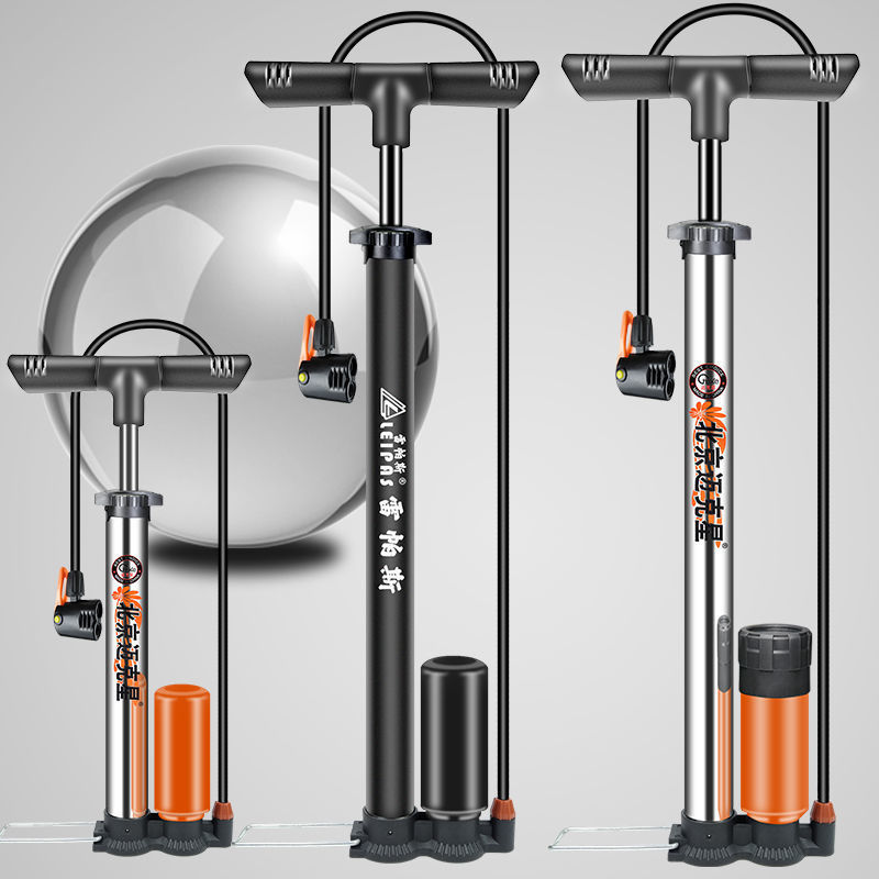 Portable Bicycle Electric Car Household Tube Charging Cylinder Stainless Steel Charging Cylinder Bicycle Inflator Pump