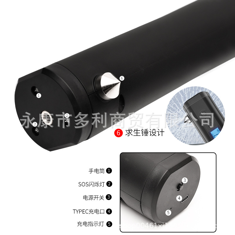 Factory Direct Sales Cross-Border Vehicle Air Pump Lithium Battery Inflator Factory Electric Air Pump Double Cylinder Car Outdoor