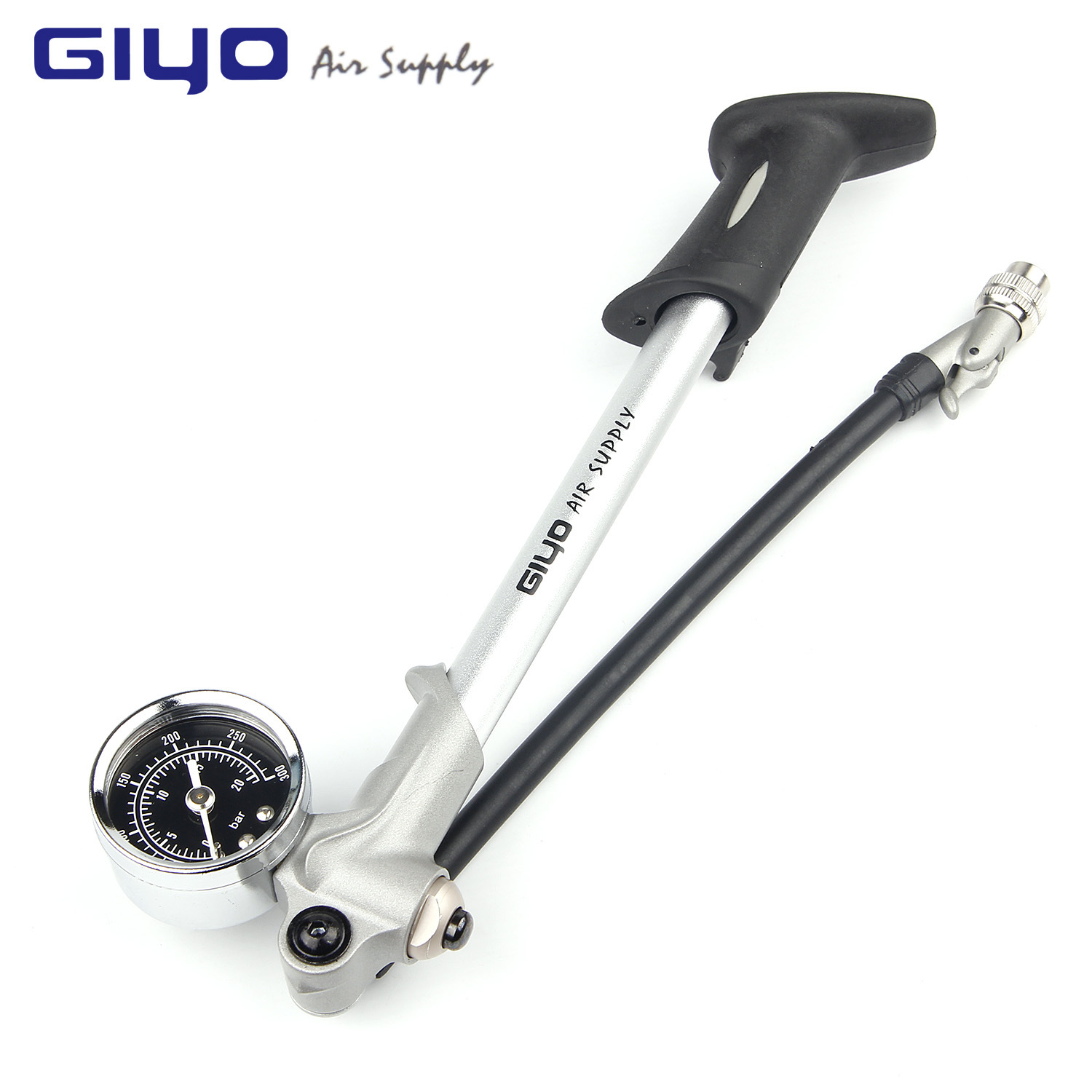 Giyo Bike Tire Pump Mountain Shock Absorber Front Fork High Pressure Portable Inflator Tire Pump GS-02D Bicycle Fixture