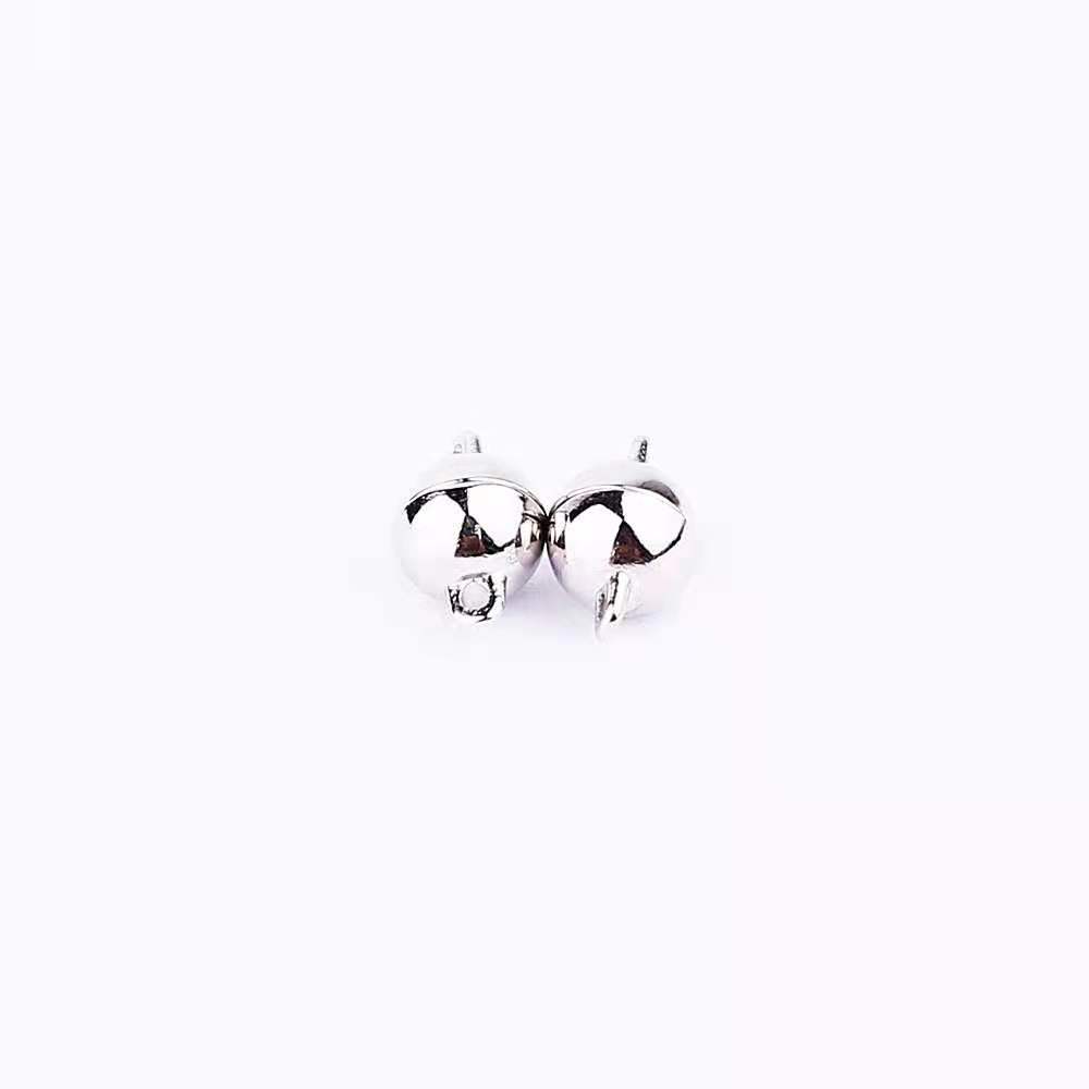 Fashion DIY Ornament Accessories 8mm Zinc Alloy Magnet Suction Glossy Round Ball Strap Buckles Necklace Bracelet Couple Buckle