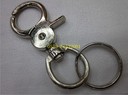 168 # button zinc alloy key chain pet dog bag buckles metal keychains key chain  