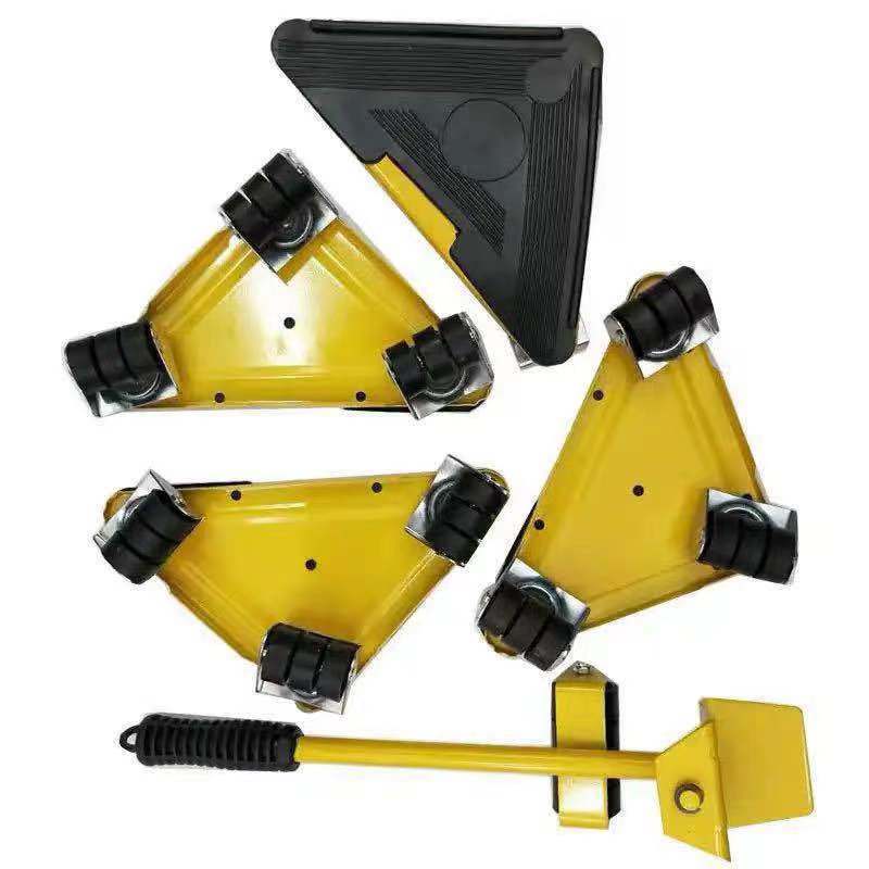 Moving Fantastic Bag Triple Swivel Caster Mobile Furniture Moving System Furniture Moving System Universal Wheel Pulley Base Weight Handling Gadget Tools