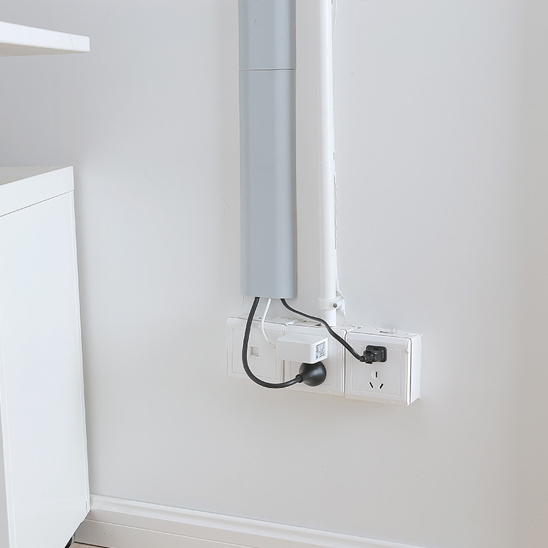 Network Cable Storage Tube Computer Cable Fixing Clip Cord Manager Self-Adhesive Wall Wire Wire Bundling Tube Fastening Clamp