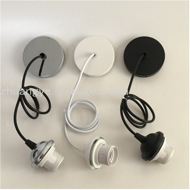 Full Screw Lamp Holder Suspension Wire Ceiling Lamp Shades Lamp Holder Lighting Lamp Bulb Accessory Strap Ceiling Panel