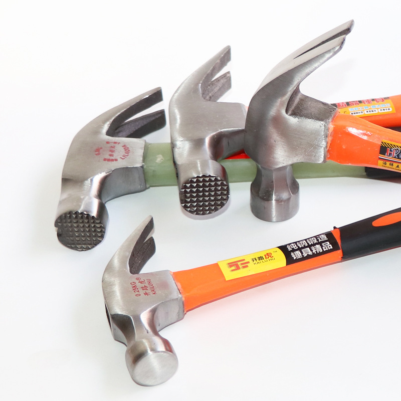 Tools Hammer Nail Hammer Construction Site Decoration Hammer Nail Hammer with Magnetic Nail Plastic Coated Claw Hammer