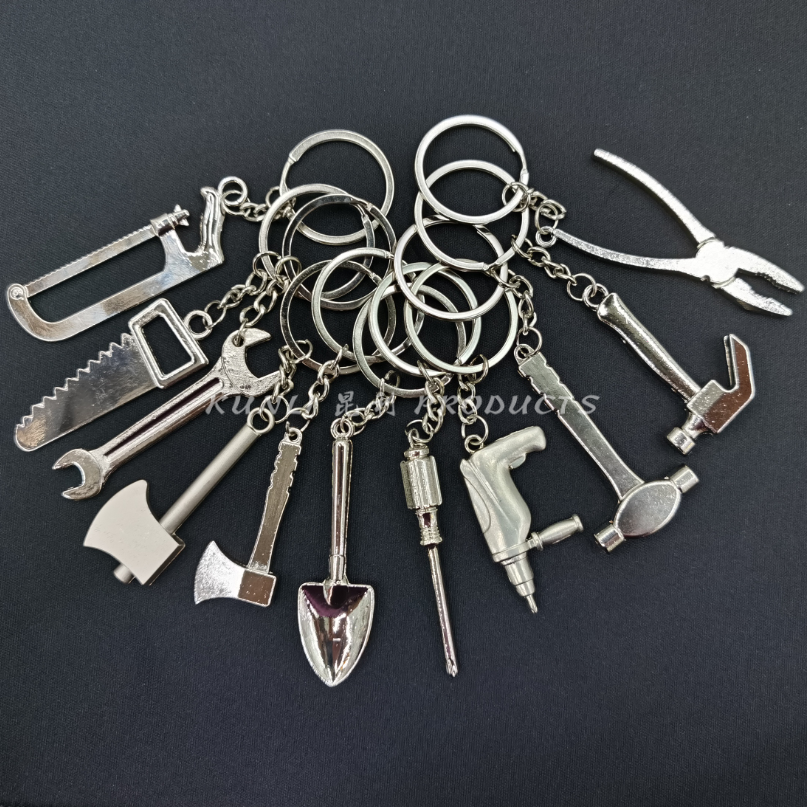 Gadget Keychain Hammer Hammer Claw Hammer Metal Alloy Key Chain Promotional Advertising Gifts Gifts
