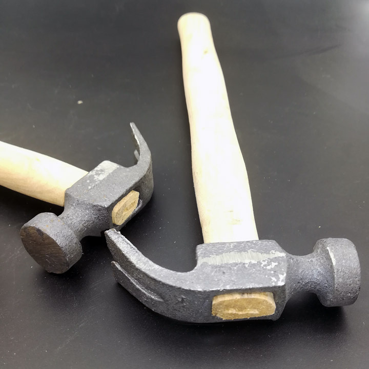 D1442 Wooden Handle Small Nail Hammer Wooden Handle Claw Hammer Carpenter&#039;s Hammer Small Iron Hammer Iron Hammer 2 Yuan Shop