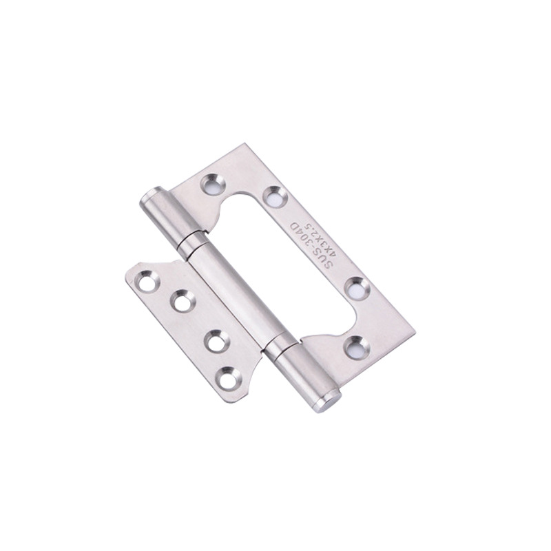 Factory Wholesale Stainless Steel Slotted-Free Stainless Steel Bearing Hinge Thickened Mute Door Hinge Sub-Mother Hinge