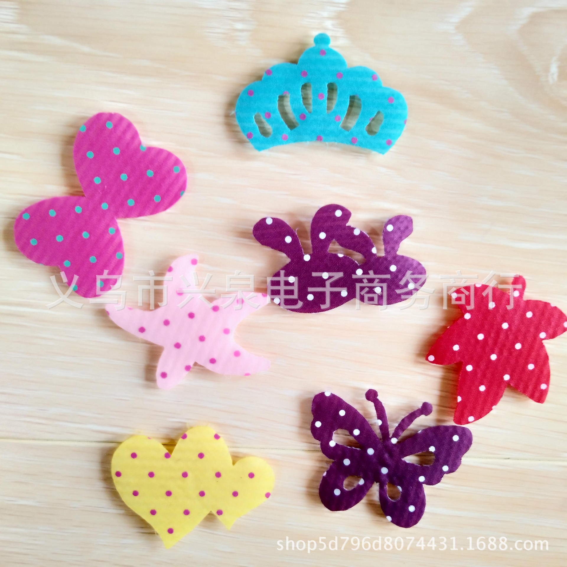 Bang Sticker Children&#039;s Hair Fringe Grip Stabilizer Pad Polka Dot Cute Hook and Loop Fasteners Cloth Hair Accessories Yuan Store Goods