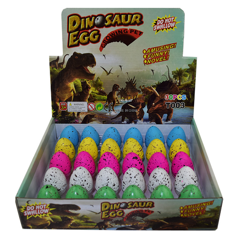 Manufacturer direct sale in the number of matte enrolled dinosaur dense eggs resurrected dense eggs resurrected expanded dense eggs new strange toys children &#039;s puzzle toys