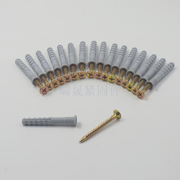 Tapping type plastic expansion screw plastic expansion pipe floor nail kitchen utensils nail nylon expansion bolt