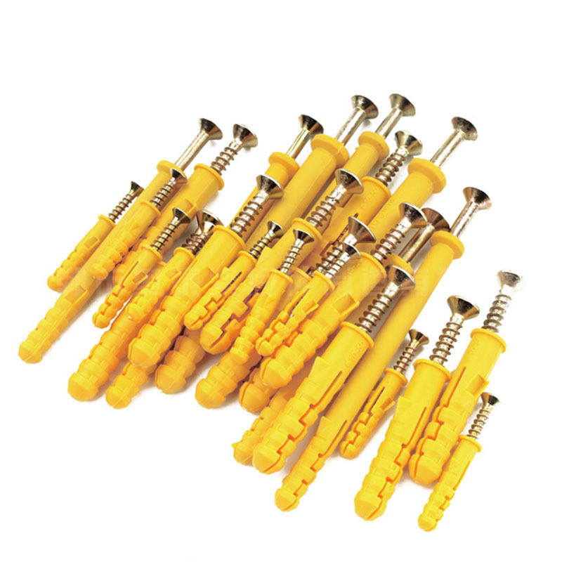Little Yellow Croaker Plastic Expansion Bolts Nylon Expansion Screw M6m8m10 Expansion Bolt Anchor Bolt Expansion Nail Rubber Plug Beauty Nail