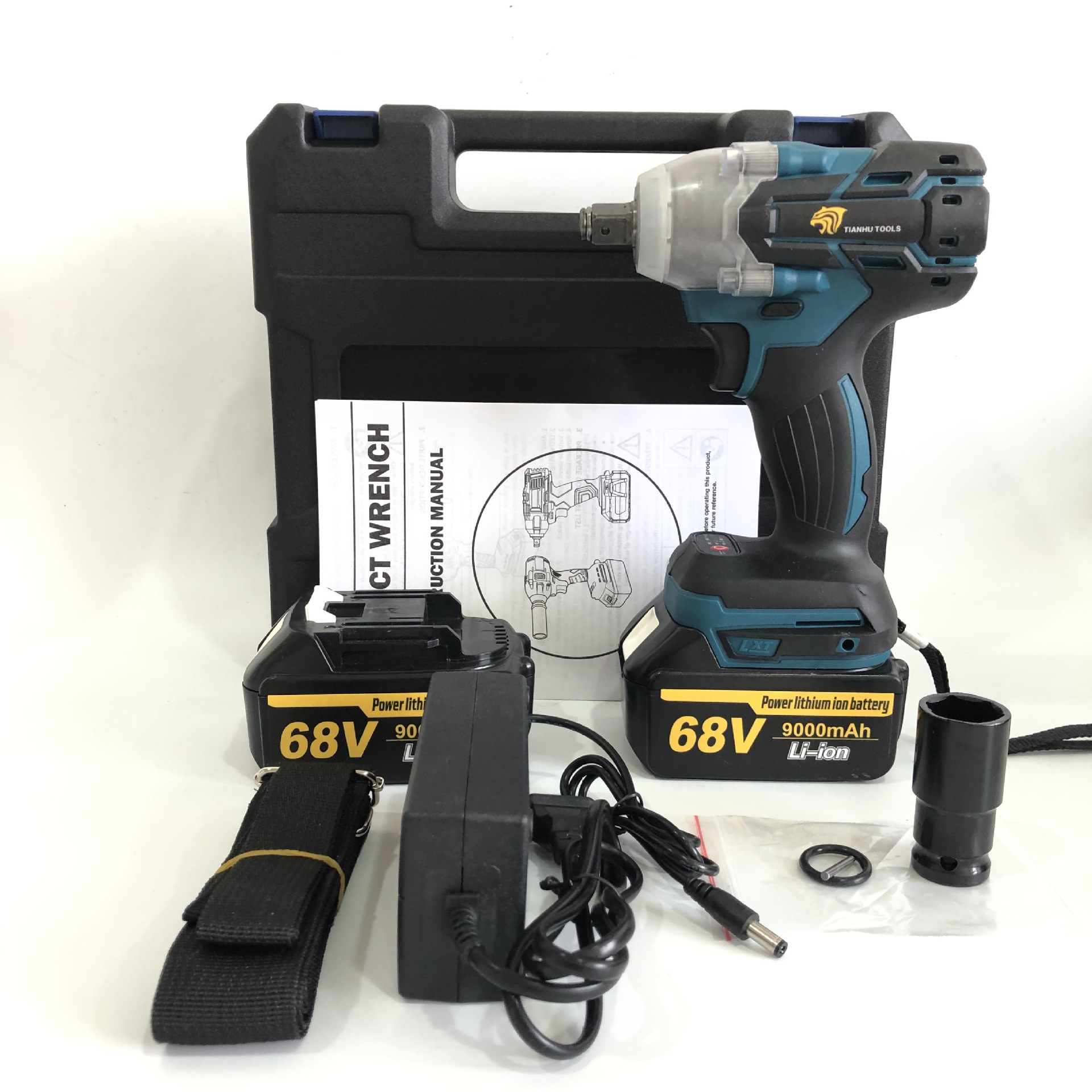 Electric Wrench Charging Lithium Wrench Brushless Li-ion Battery Impact Wrench Charging Screwdriver Electric 