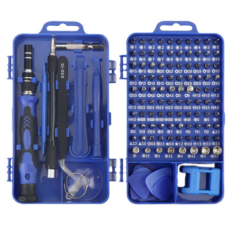 115 in 1 Screwdriver Set Multifunctional Household Precision Screwdriver Screwdriver Clock Tools for Cellphone Disassembly