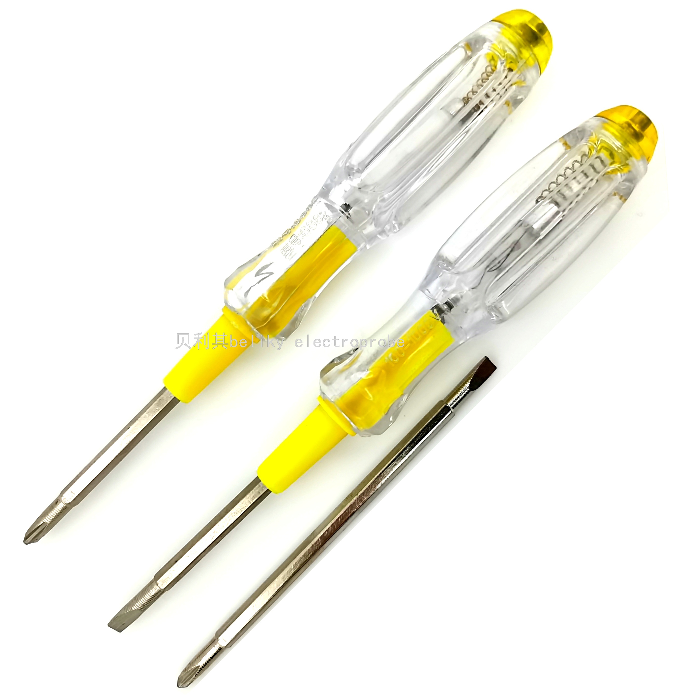 Dual-Purpose AC Test Pen Electrician Screwdriver Test Pencil AC-Tester Screwdriver Tester Beliky