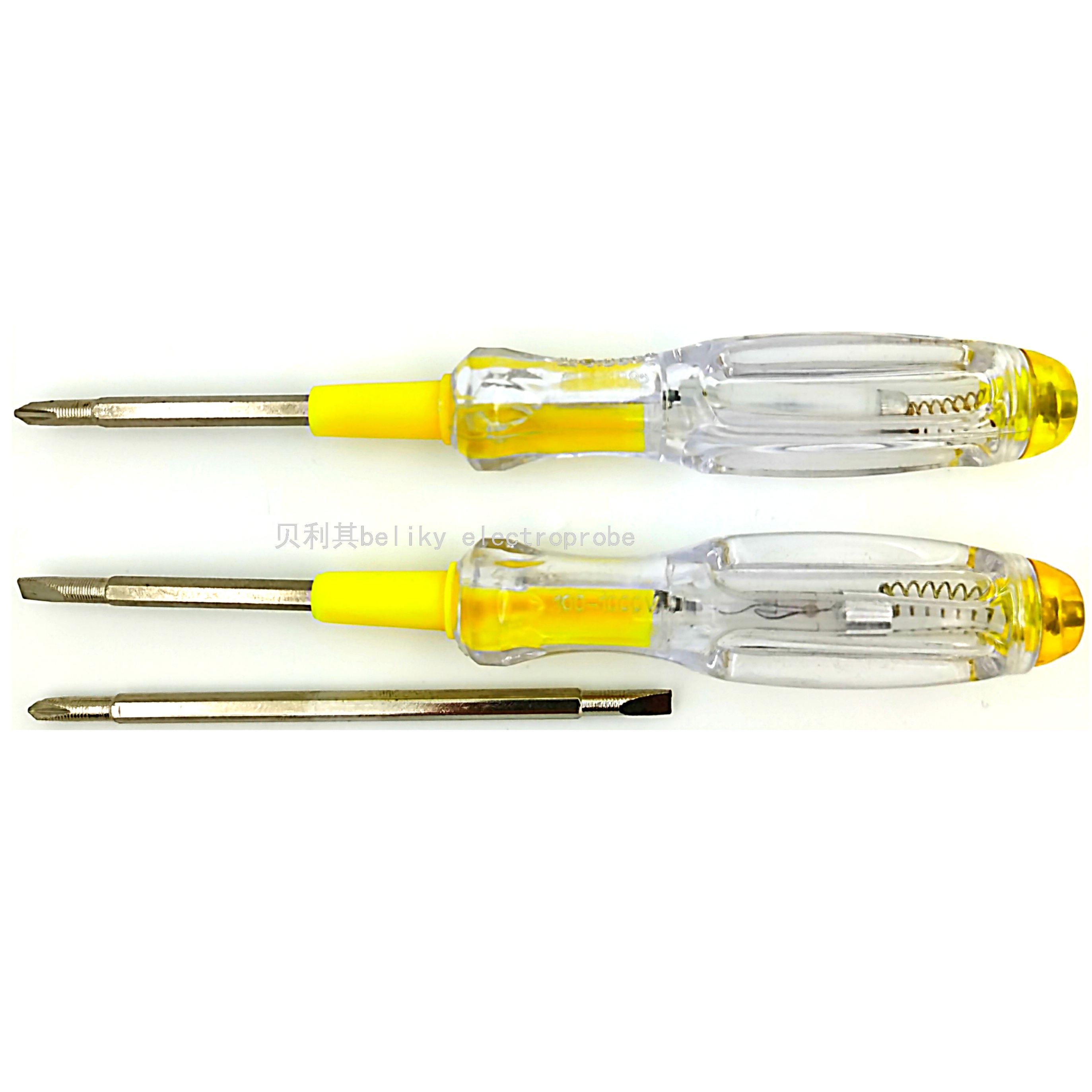Dual-Purpose AC Test Pen Electrician Screwdriver Test Pencil AC-Tester Screwdriver Tester Beliky