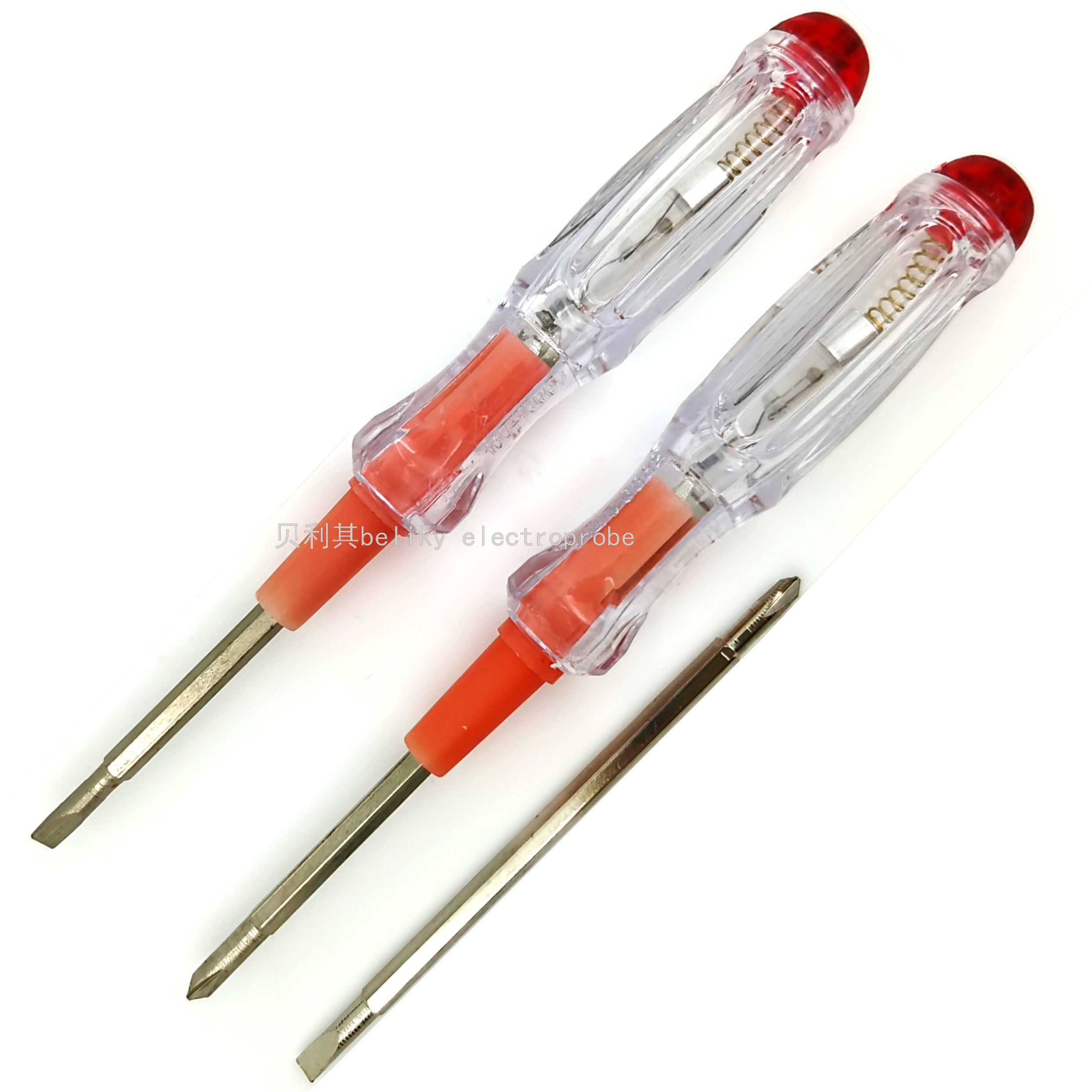 Dual-Purpose AC Test Pen Electrician Screwdriver Test Pencil AC-Tester Screwdriver Tester Beliky