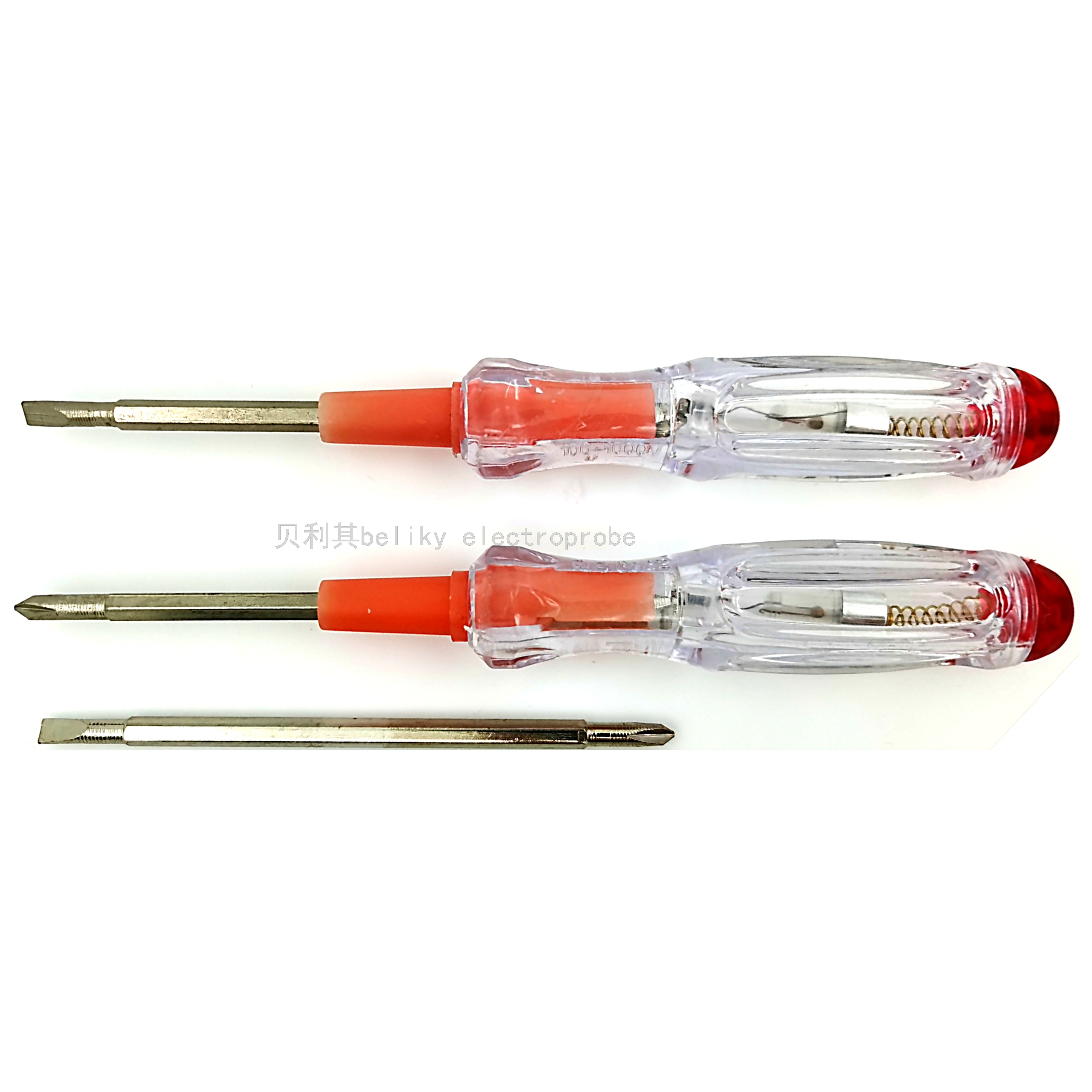 Dual-Purpose AC Test Pen Electrician Screwdriver Test Pencil AC-Tester Screwdriver Tester Beliky