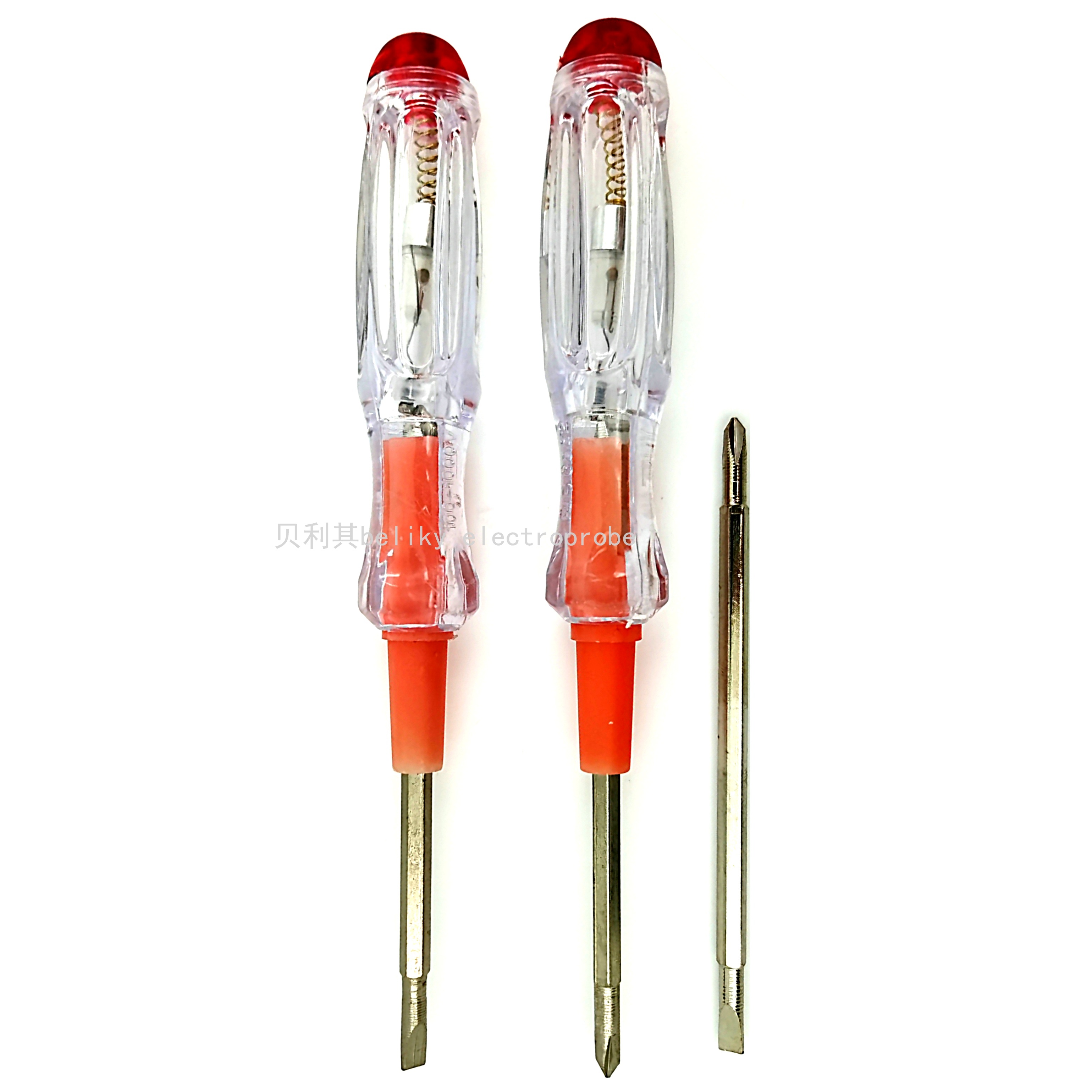 Dual-Purpose AC Test Pen Electrician Screwdriver Test Pencil AC-Tester Screwdriver Tester Beliky