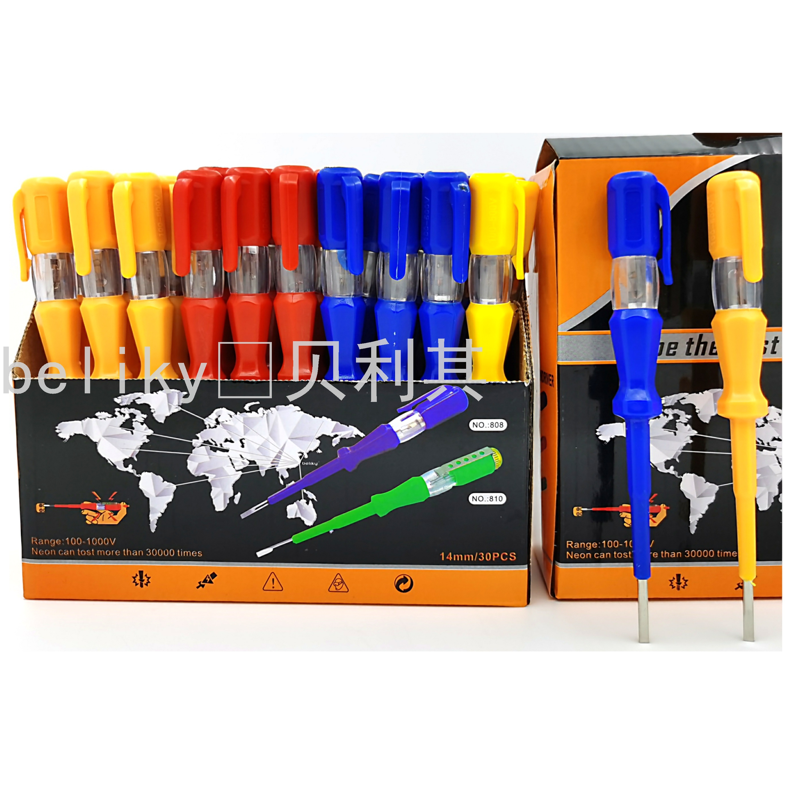 Beiliqi Electroprobe Electrician Screwdriver Power Test Test Pencil Electroprobe Test Pencil Electroprobe