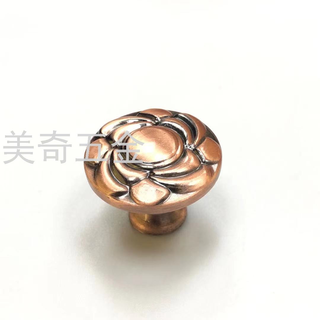 Modern Minimalist Zinc Alloy Furniture Cabinet Door Handle Light Luxury Cabinet Closet Door Drawer Cabinet Shoe Cabinet Single Hole Handle
