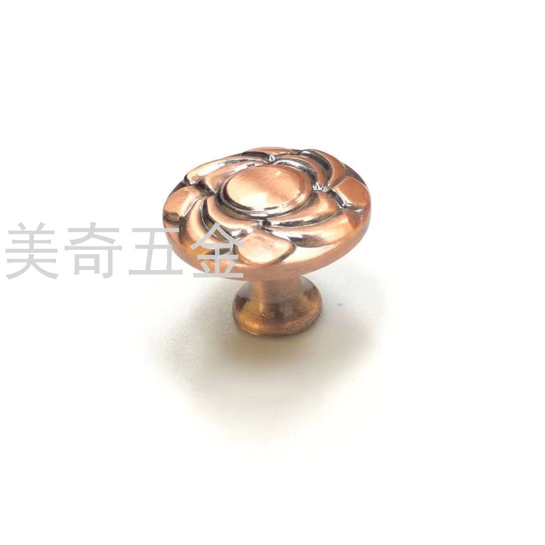 Modern Minimalist Zinc Alloy Furniture Cabinet Door Handle Light Luxury Cabinet Closet Door Drawer Cabinet Shoe Cabinet Single Hole Handle
