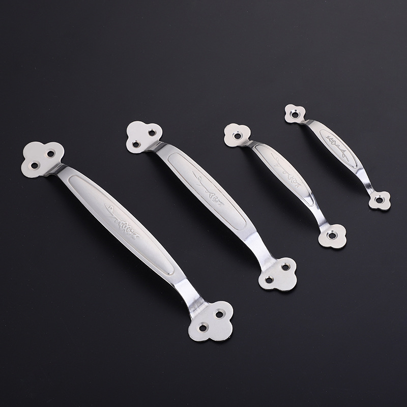 Cabinet Wardrobe Doors and Windows Old-Fashioned Handle Hardware Accessories Exquisite Solid Door Handle Stainless Steel Plum Handle