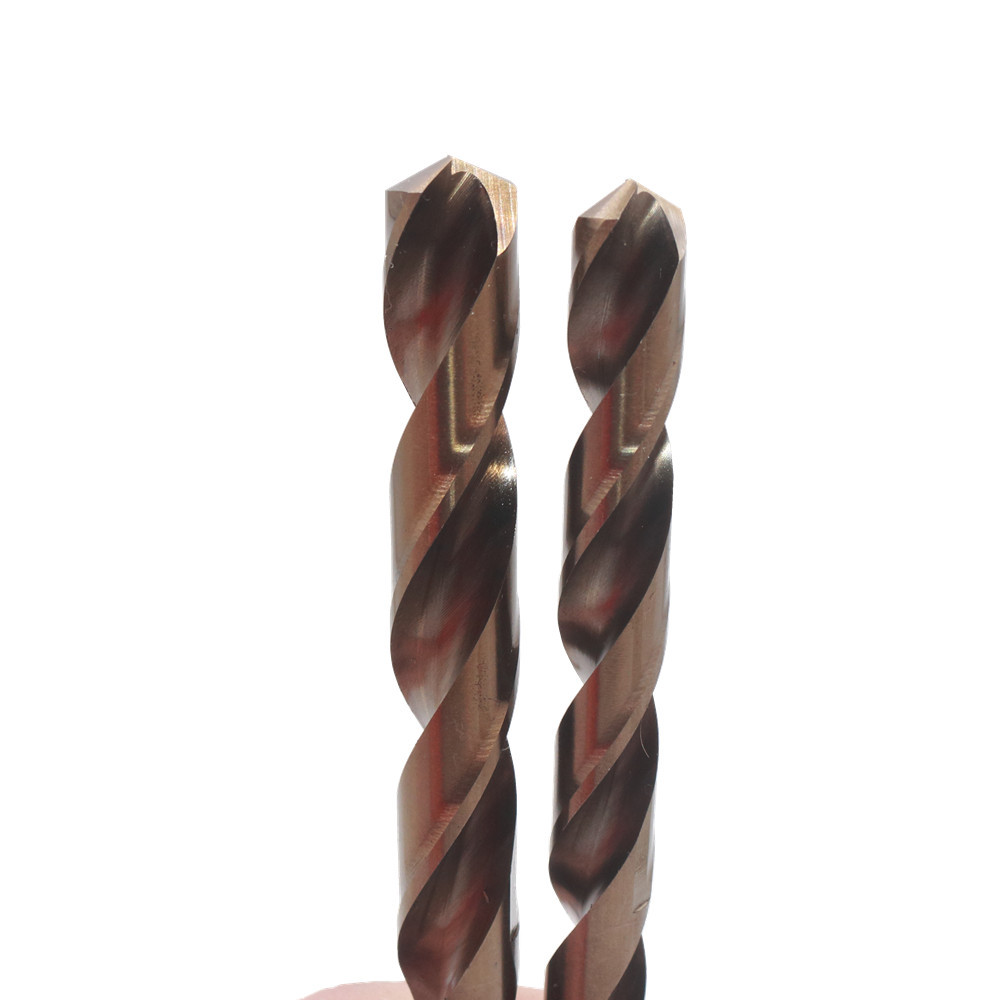 HSS-co-Twist Drill Head Cobalt-Containing High Speed Steel Twist Drill Twist Drill Head Stainless Steel Straight Handle Twist Drill Steel Plate Drill Bit