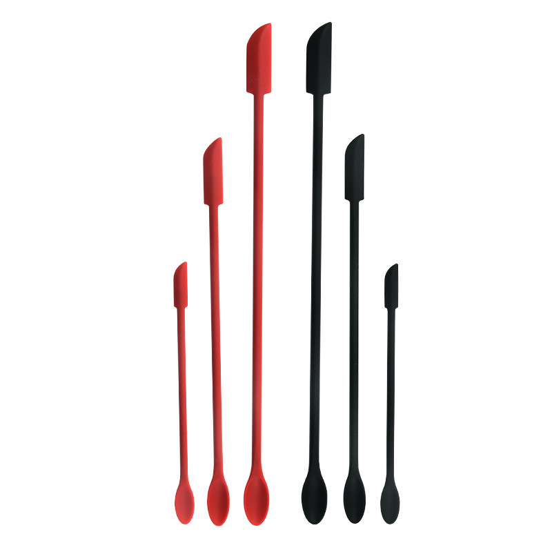 Silicone Small Tip Scraper ThreePiece Suit Large Medium and Small Butter Knife Tool Seasoning Mini Small Scraper