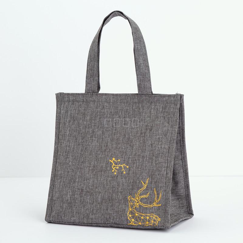 New cationic handbag lunch box bento bag waterproof takeaway heat preservation bag still ice pack lunch bag ice pack