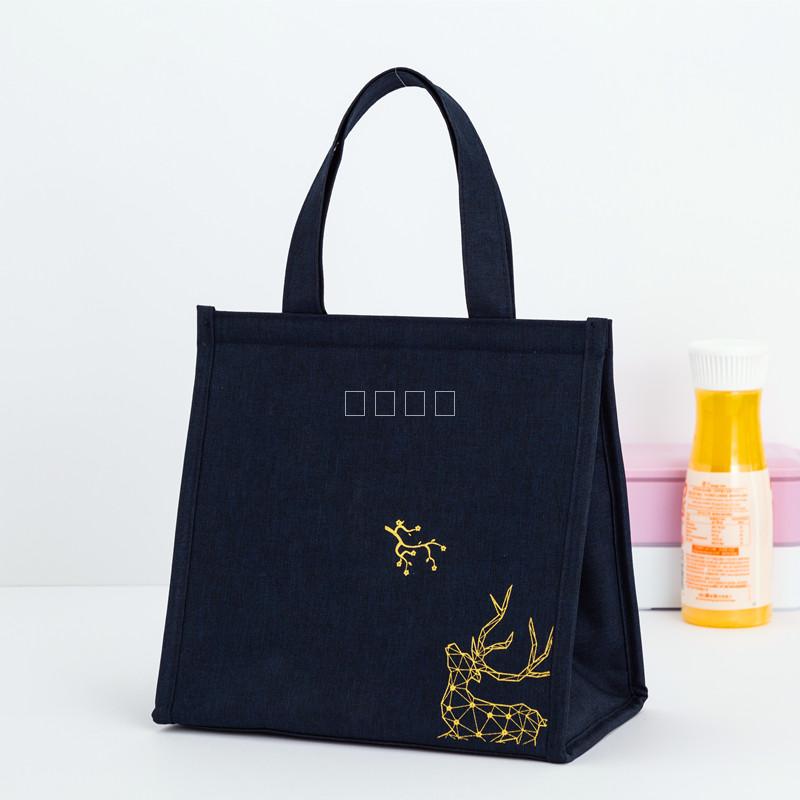 New cationic handbag lunch box bento bag waterproof takeaway heat preservation bag still ice pack lunch bag ice pack