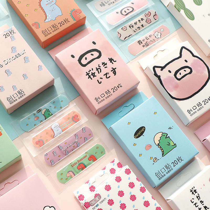 Fresh Fruit Fashionable Words Band-Aid 20 Pieces in Box Outdoor Portable Family Version Band-aid