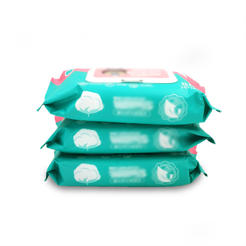 Baby Wipes Paper Extraction Wipes Cleaning Hand Mouth Wipe Household Large Package Wet Tissue Direct Supply