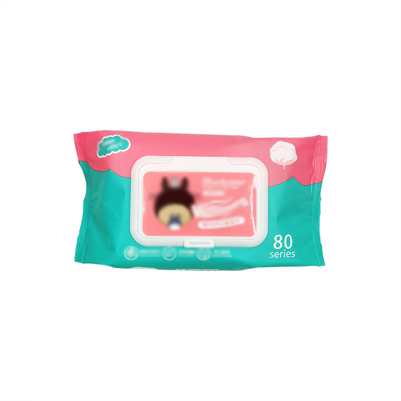 Baby Wipes Paper Extraction Wipes Cleaning Hand Mouth Wipe Household Large Package Wet Tissue Direct Supply