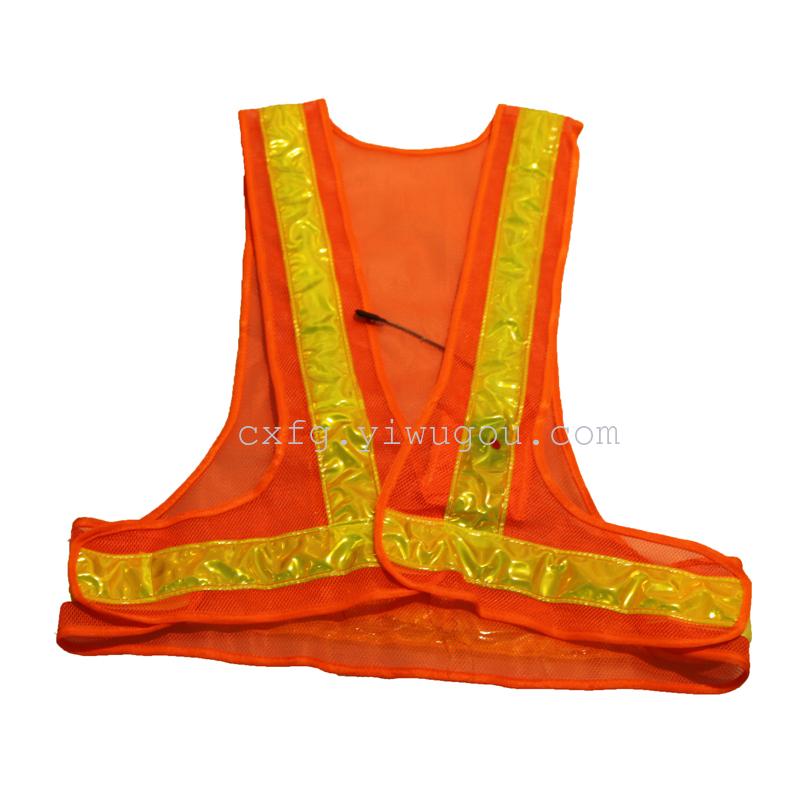 LED with light cloth reflective vests traffic safety vest vest