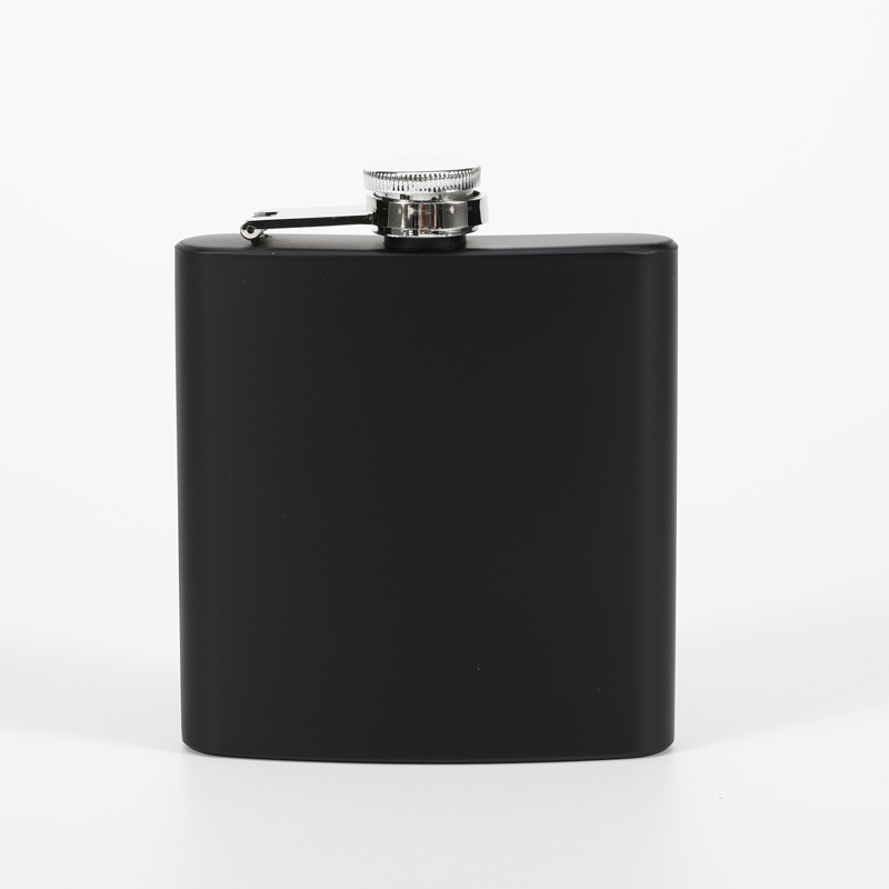 Factory Supply Matte Black Spray Paint 678 Oz Portable Outdoor Stainless Steel Wine Pot Portable Wine Pot