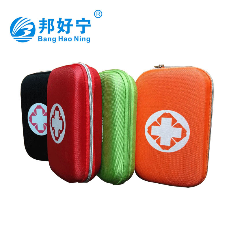 Green Eva first aid kit home outdoor travel car medical box 18 first aid kit manufacturer wholesale