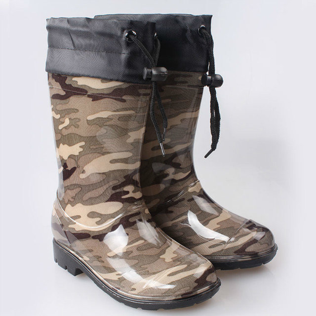 Euramerican style four children boots waterproof boy rain boots tube transparent water shoes