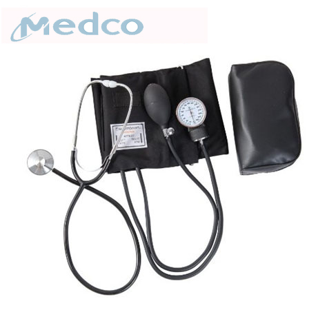 Manual blood pressure monitor  medical blood pressure arm sphygmomanometer fetal heart double tube stethoscope