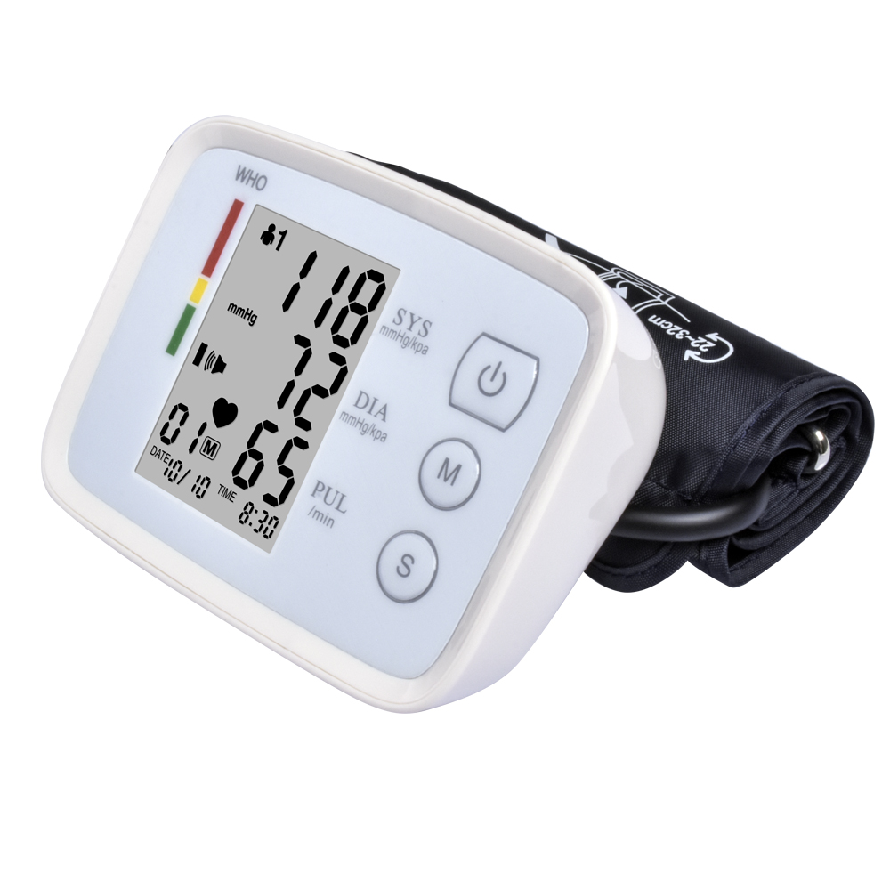 SOURCE Factory Direct Sales English Electronic Sphygmomanometer Foreign Trade E-Commerce in Stock Wholesale