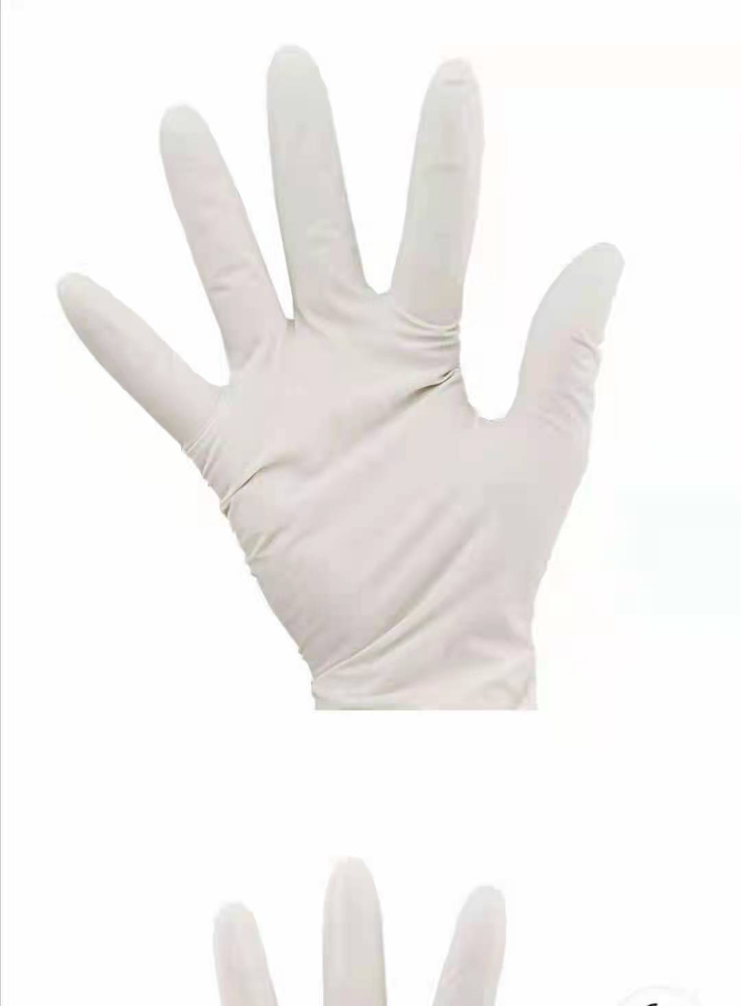 Disposable Rubber Examination Gloves Powder-Free Anti-Acid and Alkali