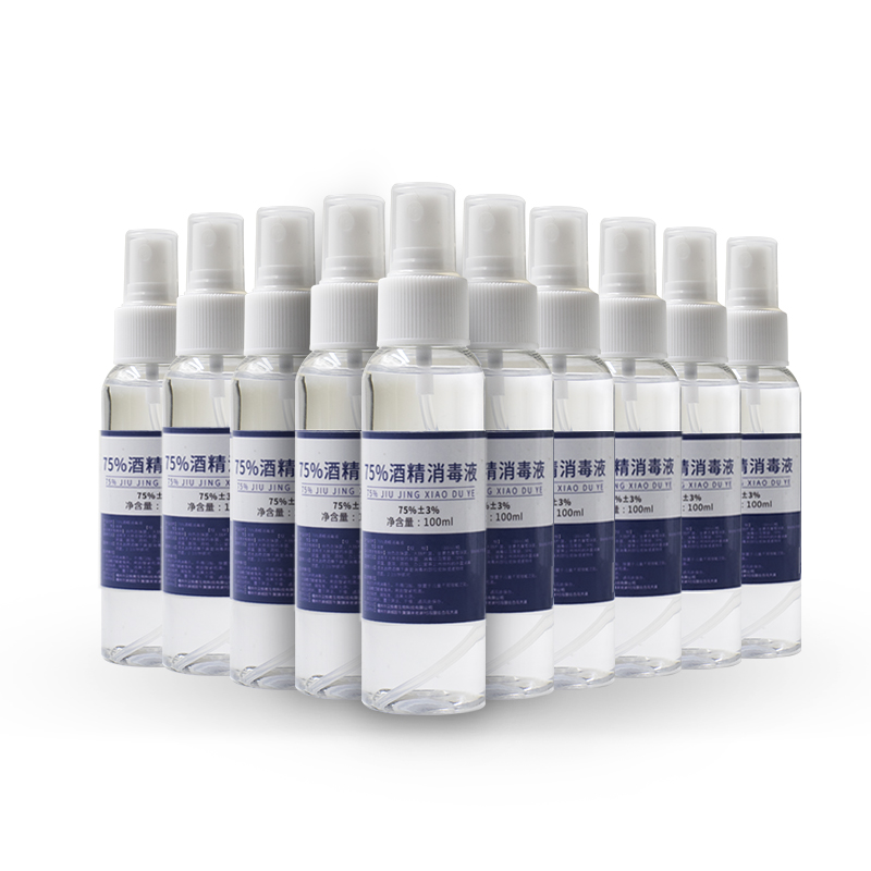100 ml of Alcohol disinfectant spray bottle essential for rework lift table disinfectant essential for home use
