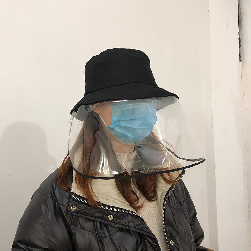 Hat Female Spring and Summer Protective Caps Anti Spitting Anti-Droplet Anti-Full Face Protective Anti-droplet Cap