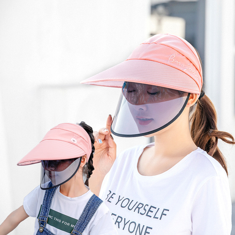 Hat Female Summer Outdoor Cycling UV Protection Sun Hat Double Layer Anti-droplet Cap