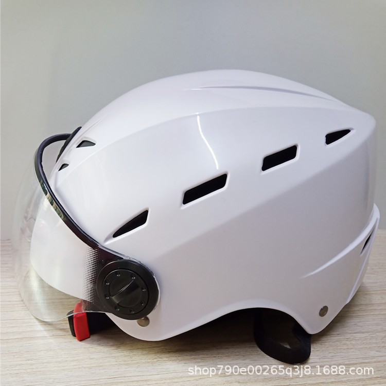 Electric Car Motorcycle Helmet Belt Goggles Summer Half Helmet Safety Breathable Cycling Helmet Unisex