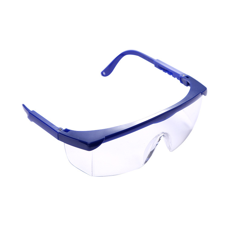 Manufacturers direct Blue Telescopic Safety glasses Windproof Dustproof Impact anti-splash labor protection Goggles