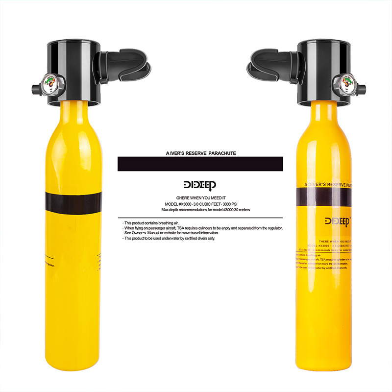 Scuba Mini Oxygen Bottle Diving Teaching Underwater Respirator Swimming Equipment Breathing Oxygen Tank Respirator