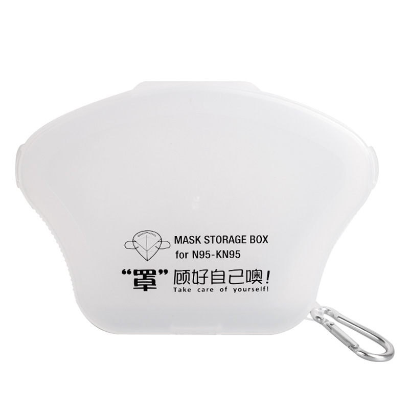Plastic Mask Storage box Portable Storage Box PP Plastic DustProof Storage Box KN95 Plastic Storage box manufacturer