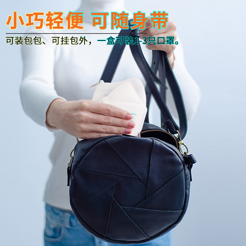 Plastic Mask Storage box Portable Storage Box PP Plastic DustProof Storage Box KN95 Plastic Storage box manufacturer